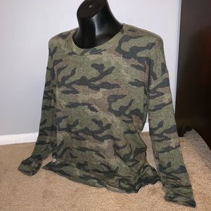 Camo sweater